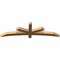 Ekena Millwork Alberta Smooth Timber Gable Bracket, Western Red Cedar, 72"W x 21"H x 3 1/2"D x 3 1/2"F, 7/12 Pitch GBW072X21X0404ALB00SWR - alternate 4